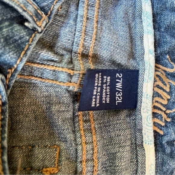 VANITY Kennedy Slim straight leg  jeans women's  27x30 GUC - Picture 8 of 11